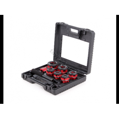 Vamzdžių sriegimo komplektas su terkšle 6vnt. (1/4"-5/4")