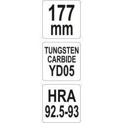 Stiklo rėžtukas tepalinis 177mm