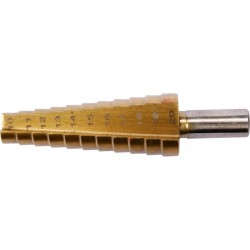 Pakopinis grąžtas skylės platinimui, 10-20mm YATO