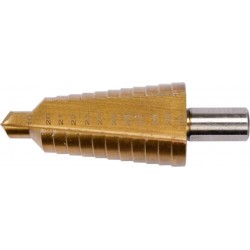 Pakopinis grąžtas skylės platinimui, 10-30mm YATO