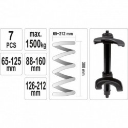 Amortizatorių spyruoklių suspaudėjai 7 vnt.
