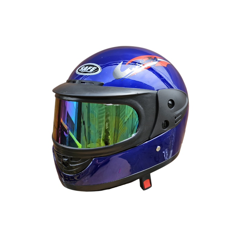 1681223446760 - Motorradhelm SAFE mit doppelt getöntem Glas - blau