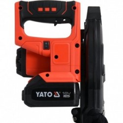 Akumuliatorinės pjovimo staklės 185mm, 4,0Ah +pakrovėjas, YATO