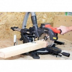 Akumuliatorinės pjovimo staklės 185mm, 4,0Ah +pakrovėjas, YATO