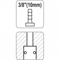 Greita jungtis 1/4, lizdas žarnai 3/8(10mm)