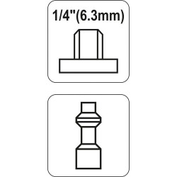 Kištukas 1/4″ (išorinis sriegis), 1/4(M)x1/4(M)