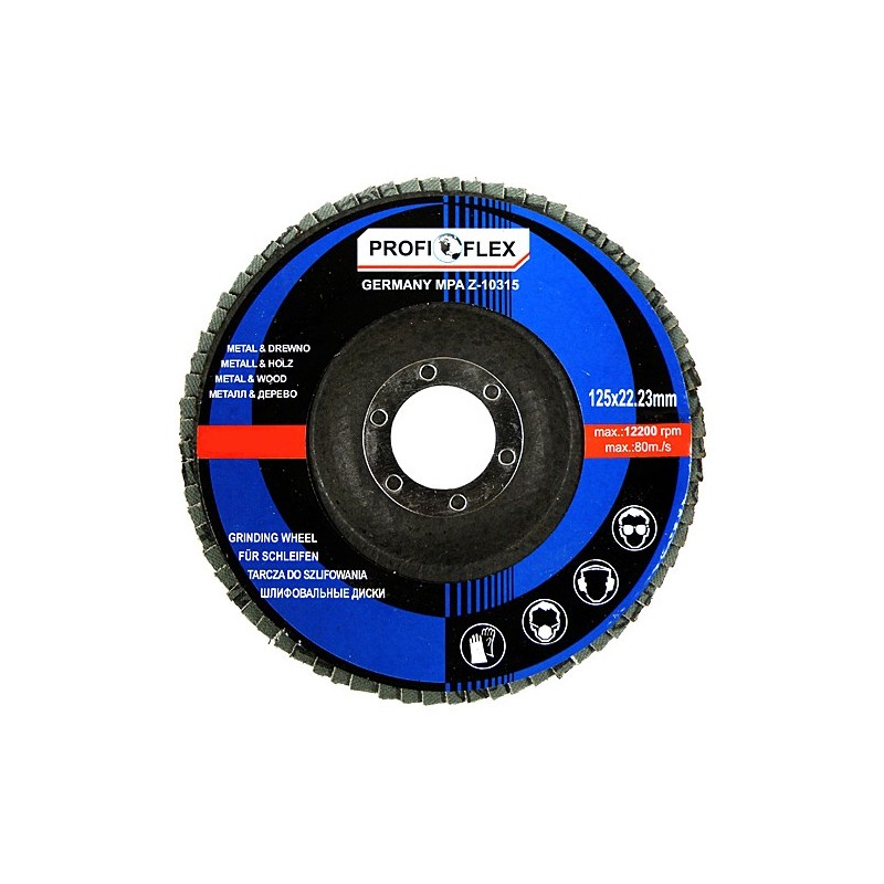 Šlifavimo diskas lapelinis 125mm P60