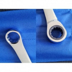 Žiediniais galais prailgintų raktų rinkinys 8-19 mm, 10 vnt.