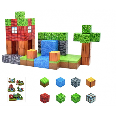 Magnetbausteinset im...