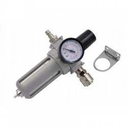 Drėgmės filtras su reguliatoriumi ir manometru 1/2”
