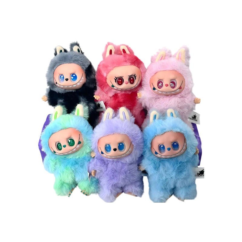 3170155278214 - NEU! Labubu Monster Spielzeug mit LED-Licht und Geräuschen - Überraschung