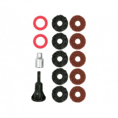 Ratų stebulės šlifavimo rinkinys varžtams ir veržlėms, 14 vnt.