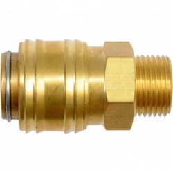 Greita jungtis žalvarinė 1/4" G3/8"