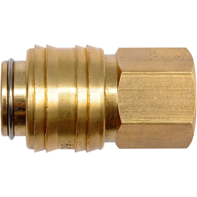 Greita jungtis žalvarinė 1/4" G3/8"