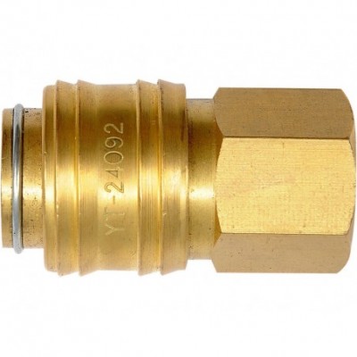 Greita jungtis žalvarinė 1/4" G1/4"