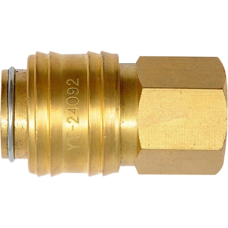 Greita jungtis žalvarinė 1/4" G1/4"