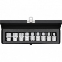 Galvučių rinkinys TORX Cr-V E10-E24, 9 vnt.