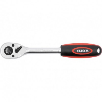 Rankena galvutėms terkšlinė su smulkiais dantukais 90T 1/2"