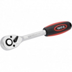 Rankena galvutėms terkšlinė su smulkiais dantukais 90T 1/2"