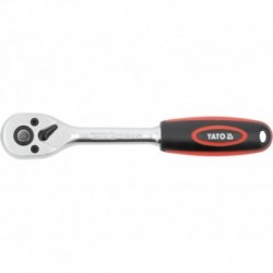 Rankena galvutėms terkšlinė su smulkiais dantukais 90T 3/8"