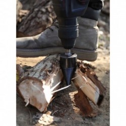 Grąžtai medienos skaldymui 42mm ir 32mm + 4 adapteriai