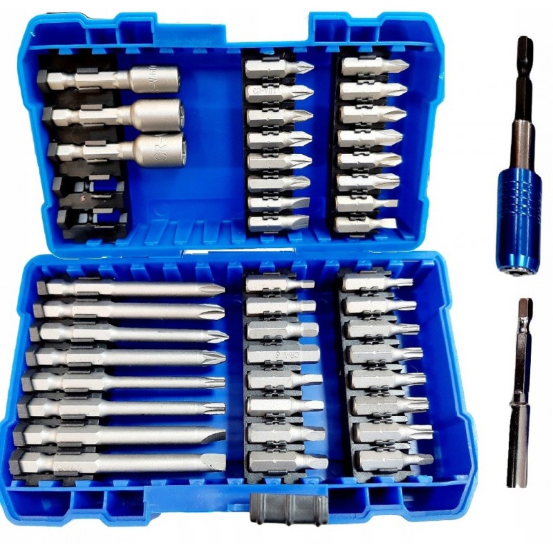 Antgalių ir bitukų rinkinys TORX 45vnt.