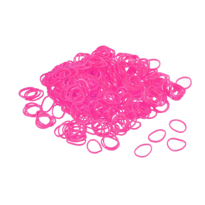 Loom Bands Set 200 Stück, rosa
