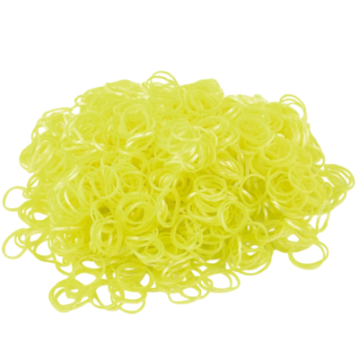 Loom Bands Set 200 Stück, gelb
