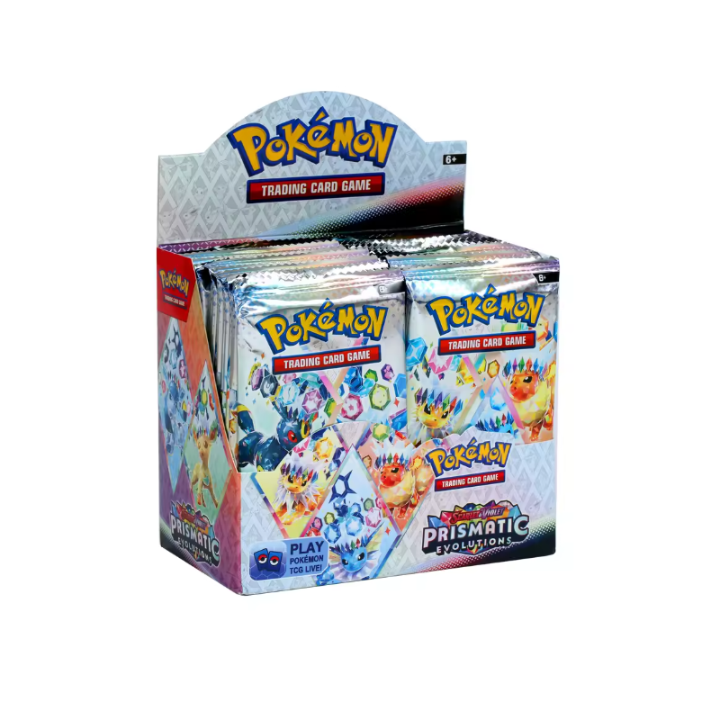 2024103124225 - Pokémon-Sammelkartenspiel Scarlet & Violet - Prismatic Evolutions 10 Karten