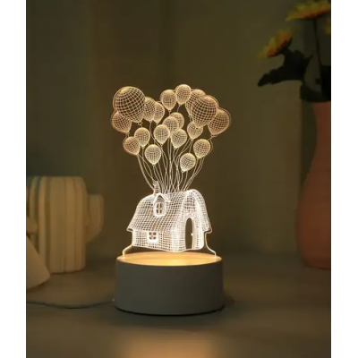 Dekorative 3D-Nachtlampe –...