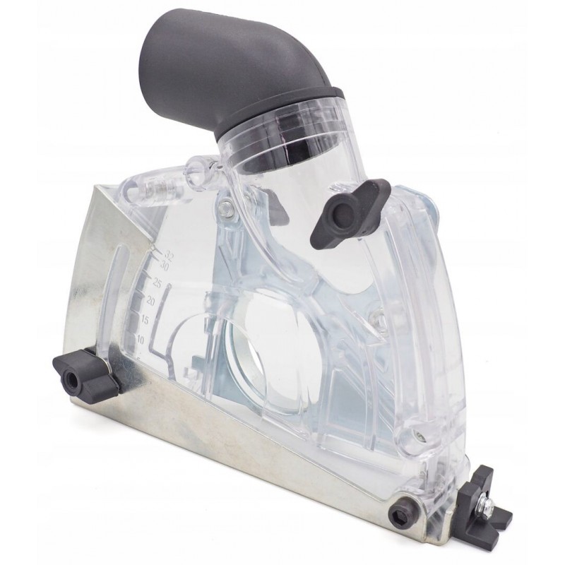 Apsauginis gaubtas su dulkių nusiurbimu kampiniams šlifuokliams 115/125mm