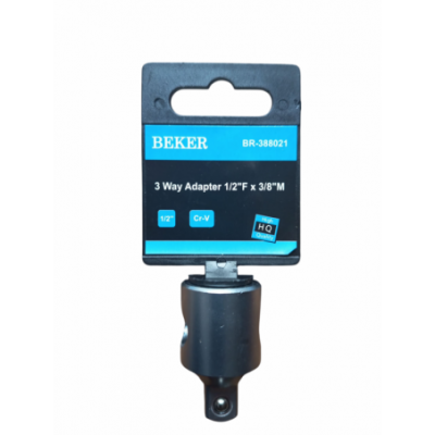 Galvutė slankiojančiam suktukui 1/2″ F*3/8″ M  Cr-V