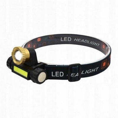 Prožektorius ant galvos, 3W COB LED, 180Lm, pakraunamas, magnetas