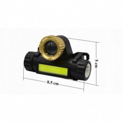 Prožektorius ant galvos, 3W COB LED, 180Lm, pakraunamas, magnetas