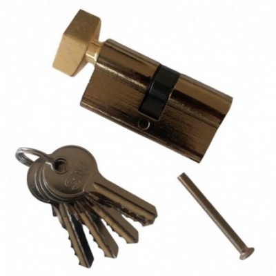 Spynos cilindras su vidiniu užrakinimu 60mm