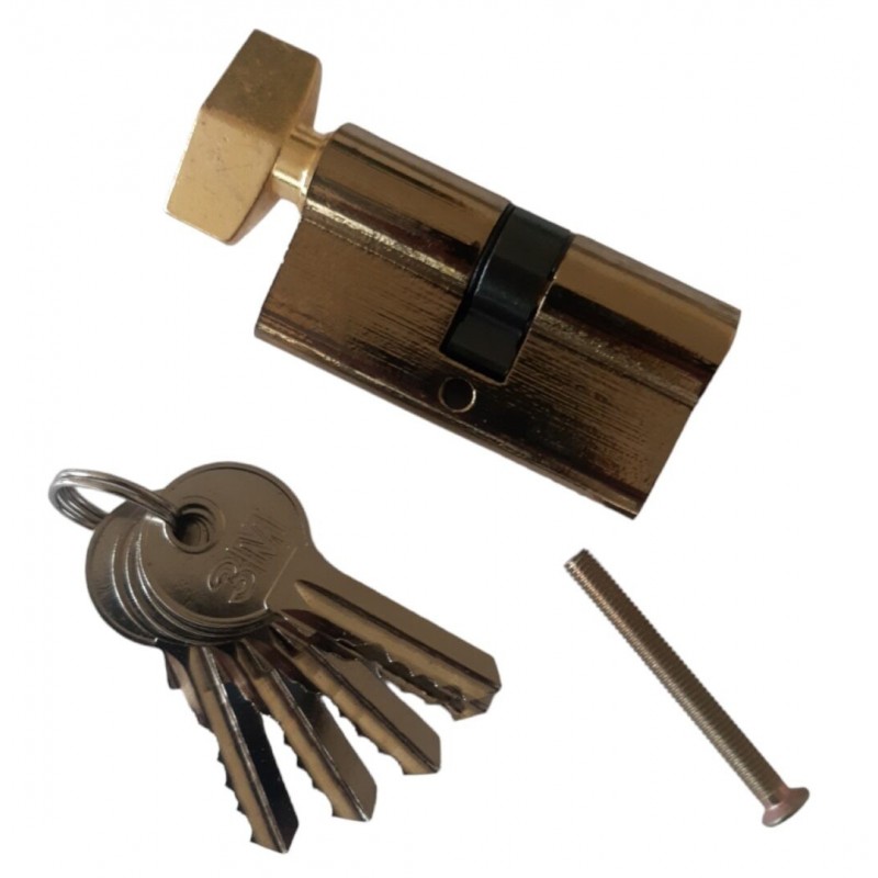 Spynos cilindras su vidiniu užrakinimu 60mm