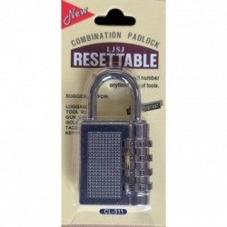 Pakabinama kodinė spyna, 4 skaičių kombinacijos