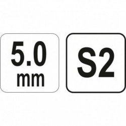 Atsuktuvas HEX su rankena, L-tipo, 5mm