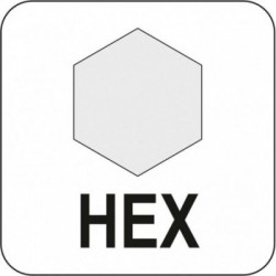 Atsuktuvas HEX su rankena, L-tipo, 5mm