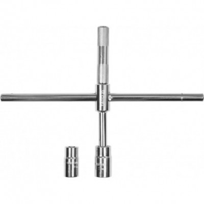 Raktas ratams, 17, 19, 21, 23 mm, sudedamas