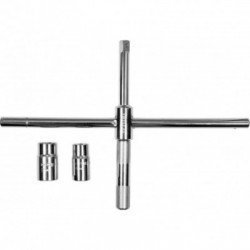 Raktas ratams, 17, 19, 21, 23 mm, sudedamas