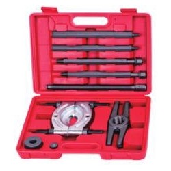 Galingas guolių nuėmėjų komplektas, tiltas ir kojelės, 75-150mm, 9 vnt.