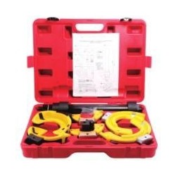 Amortizatorių spyruoklių suspaudėjas McPerson su plasmasinemis apsaugomis