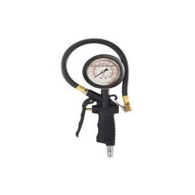 Ratų pripūtimo pistoletas, manometras su tepalu