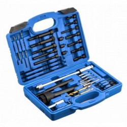 Nutrūkusių uždegimo žvakių ir kaitinimo siūlelių išėmimo rinkinys, 38 vnt.