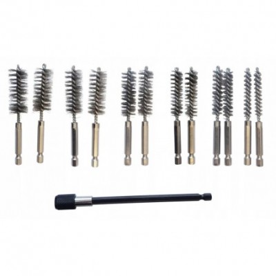 Cilindriniai šepečiai 12 vnt. + prailginimas