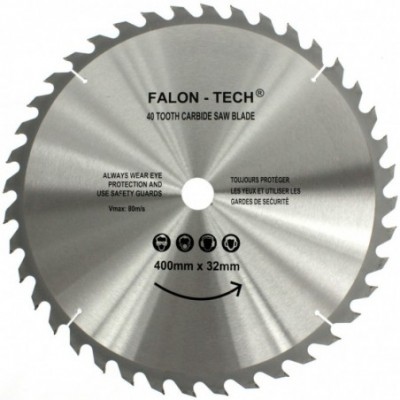 Medienos pjovimo diskas 400/32-25.4/40T