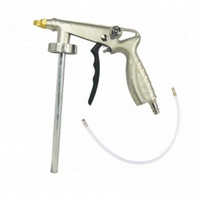 Pistoletas graviteksui/konservacijai su žarna ir reguliavimu.