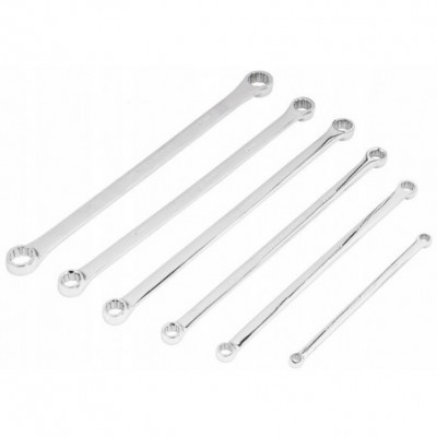 Žiediniais galais prailgintų raktų rinkinys 8-24mm, 6vnt.