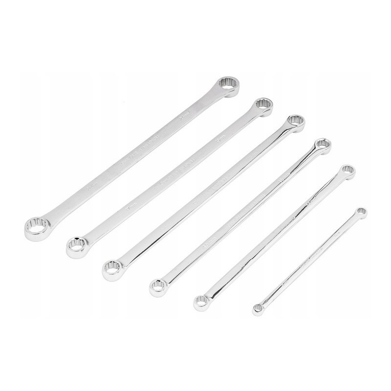 Žiediniais galais prailgintų raktų rinkinys 8-24mm, 6vnt.